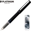 Platinum Platinum Prefounte Graphite Mėlyna plunksnakočiai, F, plastikinėje pakuotėje, ant lizdinės plokštelės, tamsiai mėlyna
