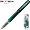 Platinum Amžinasis rašiklis Platinum Tamsus prefounte Emerald, M, plastiko pakuotės, ant lizdinės plokštelės, žalia