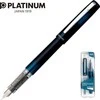 Platinum Platininis „Prefounte Night Sea“ plunksnakotis, F, plastikinėje pakuotėje, blisterinėje pakuotėje, mėlyna