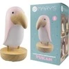 Plexido LED naktinis apšvietimas ir „Bluetooth“ garsiakalbis „Toucan Rožinė“.
