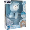 Pliušinis meškiukas su antklode 47x40 MAXI DOUDOU mėlynas Chicco