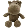 Lean Toys Pliušinis begemotas 23 x 12 cm, rudas