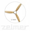 Plustek Lubinis ventiliatorius ZCF 7600 40W 132cm LED 18W buko/juodos spalvos