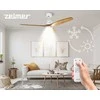 Plustek Lubinis ventiliatorius ZCF 7602 40W 132cm LED 18W buko/baltos spalvos