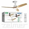Plustek Lubinis ventiliatorius ZCF 7602 40W 132cm LED 18W buko/baltos spalvos