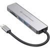 PNY CONCEPTRONIC ausinės USB-C->HDMI, 2xUSB-A, SD/TF, 100WPD, + 15cm g