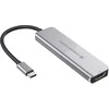 PNY CONCEPTRONIC ausinės USB-C->HDMI, 2xUSB-A, SD/TF, 100WPD, + 15cm g
