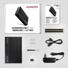 AXAGON rumbuotas aliuminio USB 3.2 Gen 1 – SATA 6G išorinė dėžutė, skirta 3,5" HDD | EE35-GTR