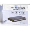 GEMBIRD EE2-U3S-6-GR HDD/SSD disko korpusas 2,5" su USB Type-C prievadu USB 3.1 šlifuoto aliuminio pilkos
