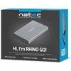 NATEC NKZ-1281 išorinis korpusas RHINO GO 2,5" SATA USB 3.0 pilkas