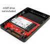 Pocket StarTech mSATA SMD - 2.5 "SATA (SAT2MSAT25)
