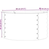 Pakelta lova Ruda 80 x 80 x 44 cm Plienas