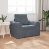 Sofa lova Tamsiai pilka 98 x 71 x 83 cm Aksomas