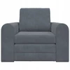 Sofa lova Tamsiai pilka 98 x 71 x 83 cm Aksomas