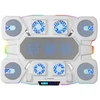 Rampage Glacier Gamingowa podstawka chłodząca pod laptop 14–17”, 2600RPM, balta