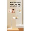 USAMS multifunkcinis telefono laikiklis su LED lempa baltos spalvos ZB26501 (US-ZB265)