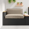 Pagalvėlė Oksfordo audinys Taupe 120 x 80 x 12 cm