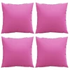 Išsklaidymo pagalvės Paprastas 4 pcs Rožinė 60 x 60 cm