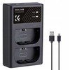Dvigubas USB įkroviklis, skirtas „Canon Eos R5“, „R6 R 5d 90d 6d 7d 80d K&F“ / Kf28.0007