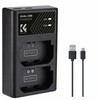 Dvigubas USB įkroviklis, skirtas „Sony A7 A7r III A9 II A6600 K&F Concept“ / Kf28.0010
