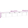 Pakelta lova Ruda 400 x 80 x 44 cm Plienas