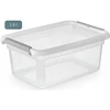Moxom Basestore container with lid and clips, 14x19x9 cm 1,5 L