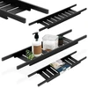 Bathroom Solutions Vonios Lentyna 68 cm Bambuko Medinė Juoda