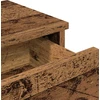 Sieninė lentyna su stalčiais, medienos, 100x37,5x19cm