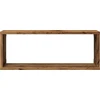 Sieninės lentynos, 6vnt., medienos, 60x15x23cm, MDP