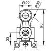 Pokój Ribinis jungiklis PBM1E41PZ11 vienos padėties A37-3480