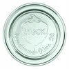 Stiklinės, dangtelis, 8 cm, Weck, 6 vnt.