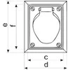 Polam Nakło Nest 32A 3P + N + Z IP44 izoliuotas p / t 230 / 40V 26422- 420