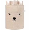 Sipo KOSZ NA ZABAWKI XL Organizer dla Dziecka 43L PREMIUM BOUCLE Kreminis Meškiukas