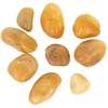 Poliruoti akmenys Geltona Pebble 10-20 mm akvariumui, terariumui, 10kg/PAK
