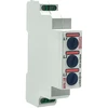 Pollin Modulinė lempa, trifazė, raudona, su saugikliu 5x20mm, 100mA, 10-250V AC, WN-3B