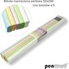 Polsirhurt raukšlėtas perlinis popierinis mišinys 5 spalvos 50x200cm 5 vnt