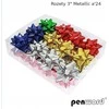 Polsirhurt Metallic rozetės (24vnt.)