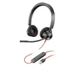Hewlett Packard (HP) Laidinės ausinės Jack 3,5 mm / USB A Poly Blackwire C3325 juodas