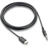 Hewlett Packard (HP) Poly Voyager Surround 80/85 UC 3.5mm Audio Adapteris Cable