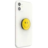 „PopSockets PopTop Combo“ emaliuotas „Be Happy“ geltoninis telefono laikiklis ir stovas