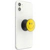 „PopSockets PopTop Combo“ emaliuotas „Be Happy“ geltoninis telefono laikiklis ir stovas