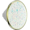 PopSockets PopTop Luxe Enamel Opal telefono laikiklis ir stovas baltas