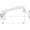 Pork KFA tipas C 250mm chromas (831-058-0)