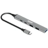 Port Designs PORT CONNECT | USB-C šakotuvas su 4 USB jungtimis, 1x USB-C, 100 W