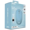 Pelė „Port Designs PORT CONNECT“ laidas COLLECTION, USB-A ir USB-C adapteris, 2.4Ghz, 1600DPI, Azur