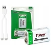 Port Įkraunamas ličio jonų akumuliatorius 9v R9 1000mah įkrovimo prievadas USB-C tipo C Tcbest / USB-C 9v