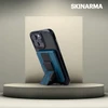 Dėklas Wallet Skinarma Mirage Spunk Magnetic Grip Stand žalios spalvos