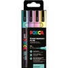 Posca POSCA PC-3M 4 vnt. Pastelinės spalvos