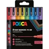 Posca - Ploni galiukai - Žvilgančios spalvos, 8 vnt. (401661)