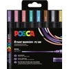 Posca - Medium Tip Pen - Metallic colors, 8 pc (401668)